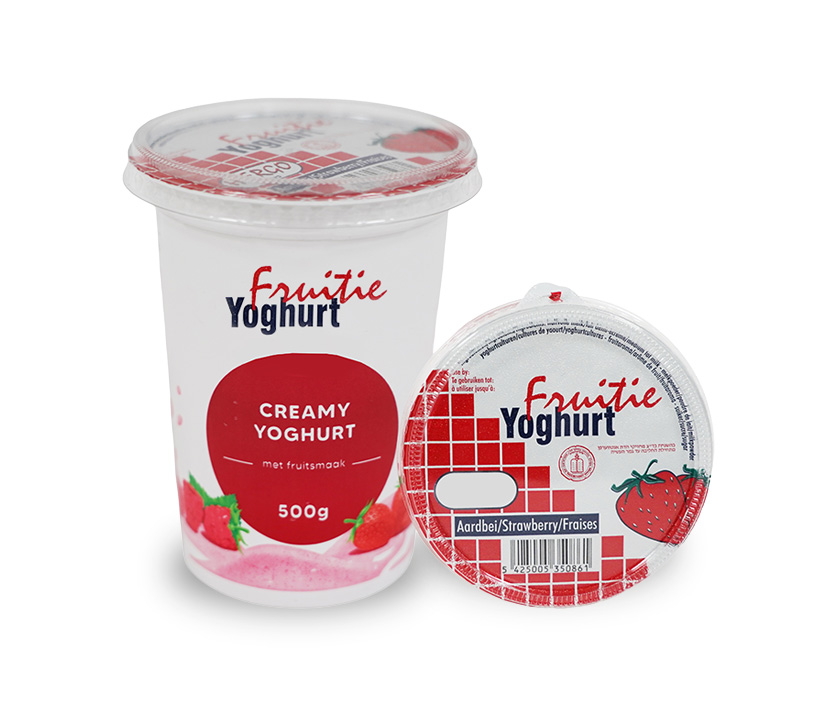 Fill Seal yogurt cup packaging with hygienic dosing and sealing